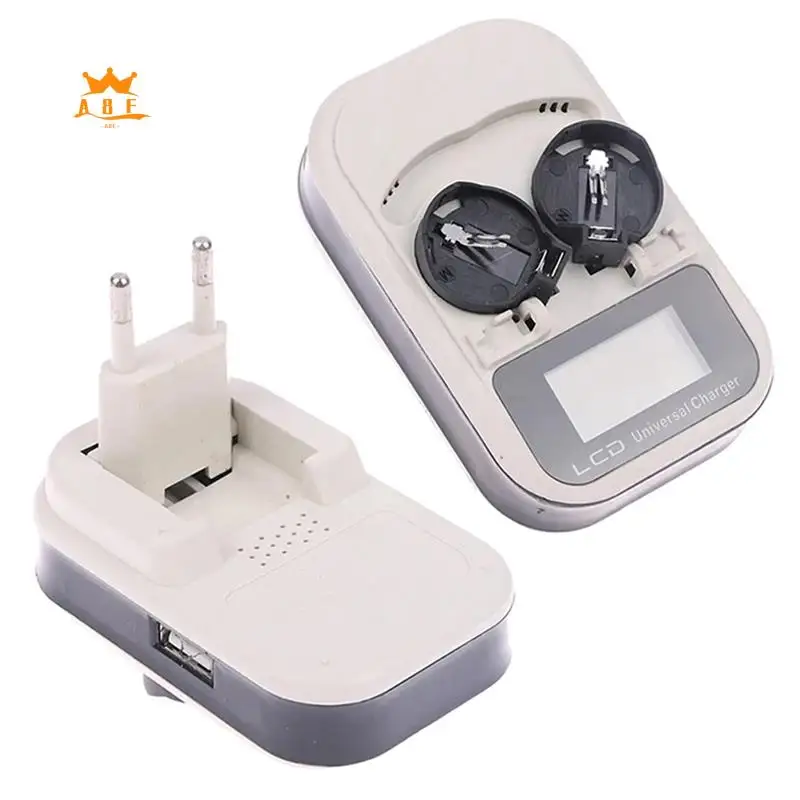 

A08E-Intelligent Battery Charger LCD Lithium Button Battery Charging USB Rechargeable Multifunctional Battery Charger