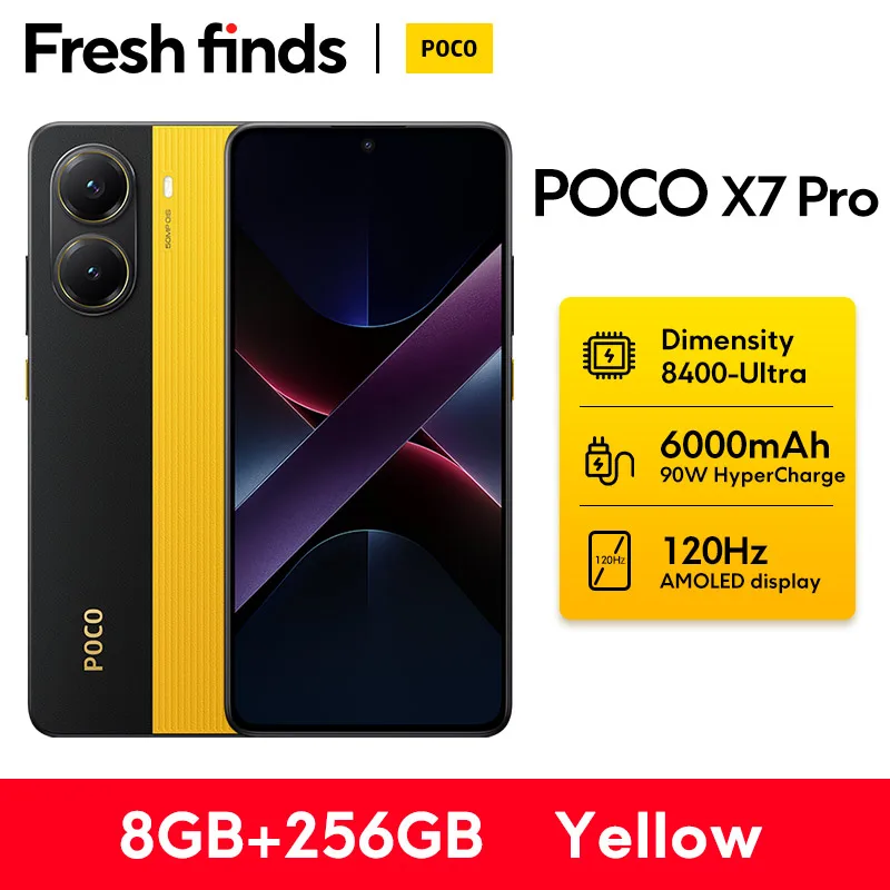 POCO X7 Pro 5G Global Version Smartphone Dimensity 8400-Ultra