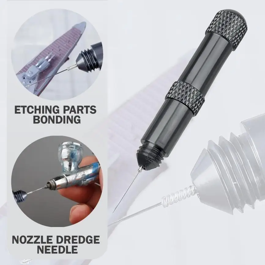 Joystar Precision Glue Applicator Dispenser Tool,Dispensing Stick Nozzle Cleaning Needle, Plastic Kits ,Metal Etching