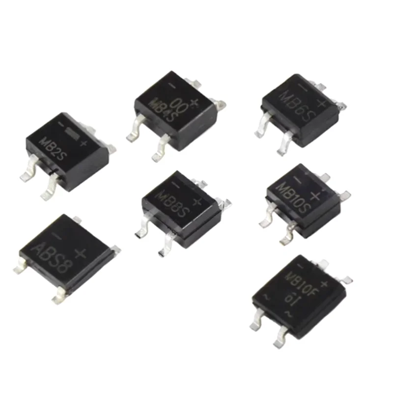 20PCS ABS8 ABS10 ABS210 ABS6 MB4S MB2S SOP-4 Gelijkrichterbrug Nieuw Op Voorraad