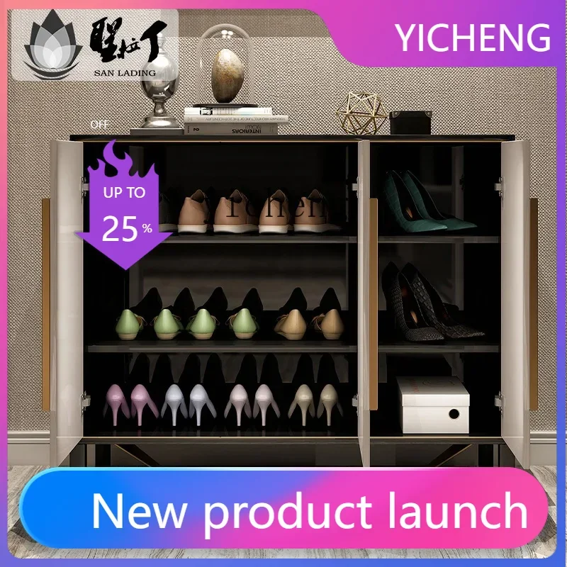 

Шкаф для обуви в стиле лайт-люкс, домашняя перегородка, из массива дерева, для прихожей, виллы.