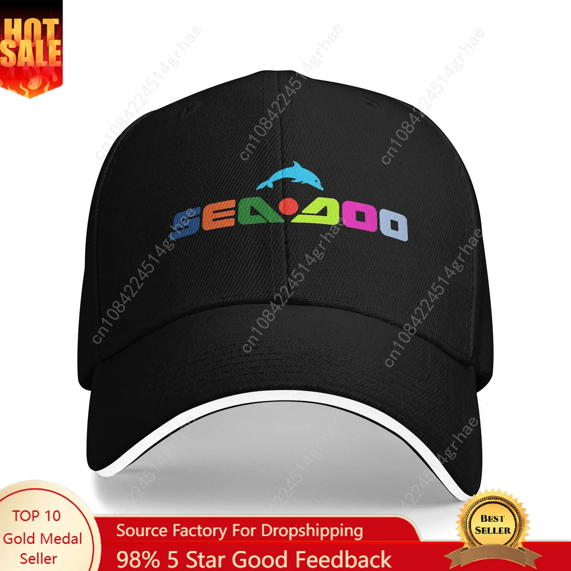 

See Doo Team Boat Ship Baseball Cap Hip Hop Sandwich Hat Unisex Adjustable Sun Cap Outdoor