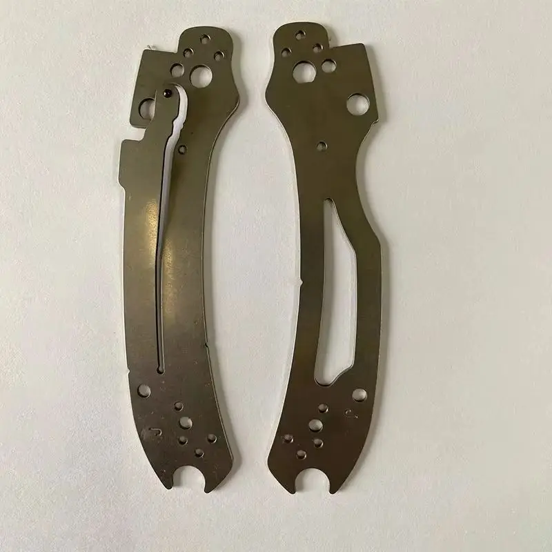 2 Colors Stainless Steel Knife Replace Part Lining Liners Backspacer For Spyderco C223 Paramilitary3 Para3 Knives Handle Making