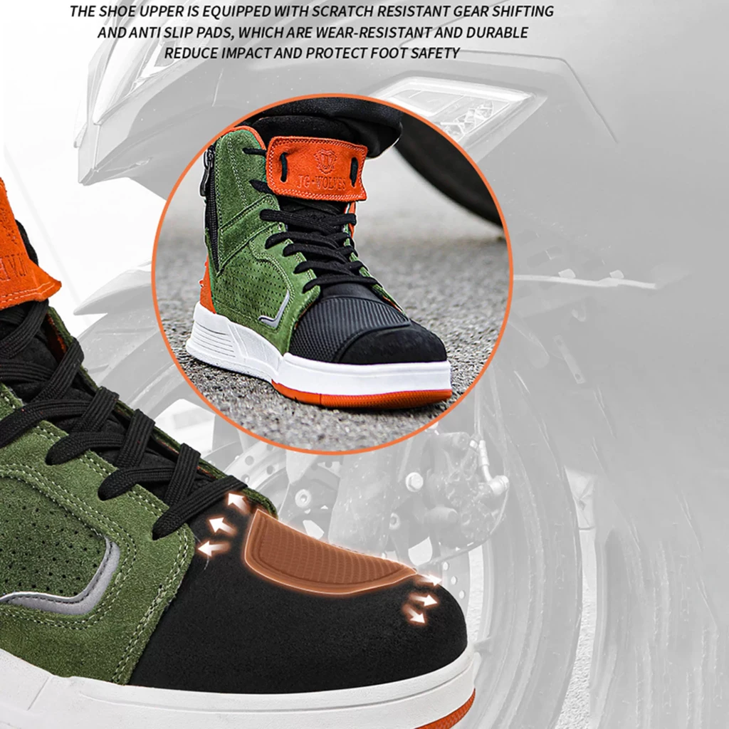 

Summer Motorcycle Riding Boots Breatheable Motocross Men's Women's Motorbike Cycling Mesh Shoes Breathable Biker Botas Outdoor