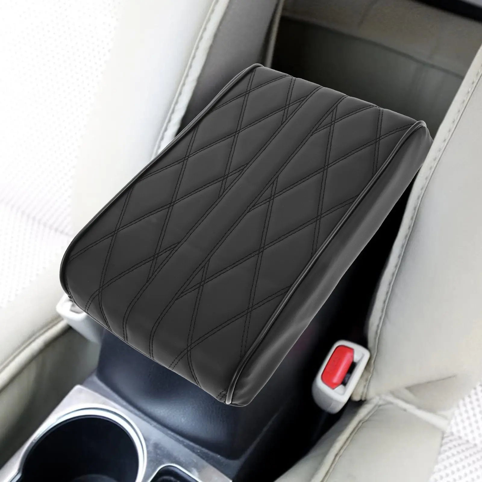 

Накладка из пены с эффектом памяти для подлокотника автомобиля, противоскользящий коврик для центральной консоли, совместимый с внедорожниками и грузовиками, накладка на подлокотник автомобиля