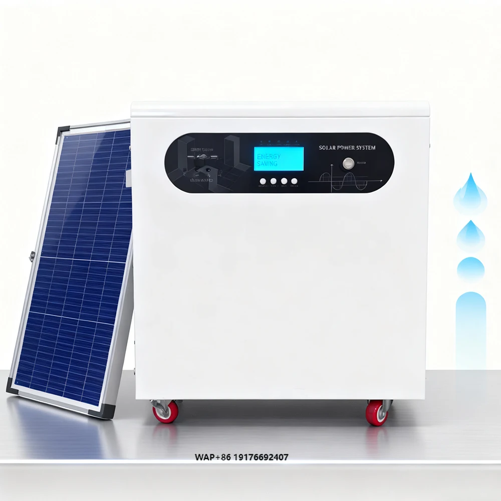 5000W 7.6kWh LiFePO4 AC Solar Generator for Home Off-Grid & Emergency Power Supply Solar Power Battery Storage System