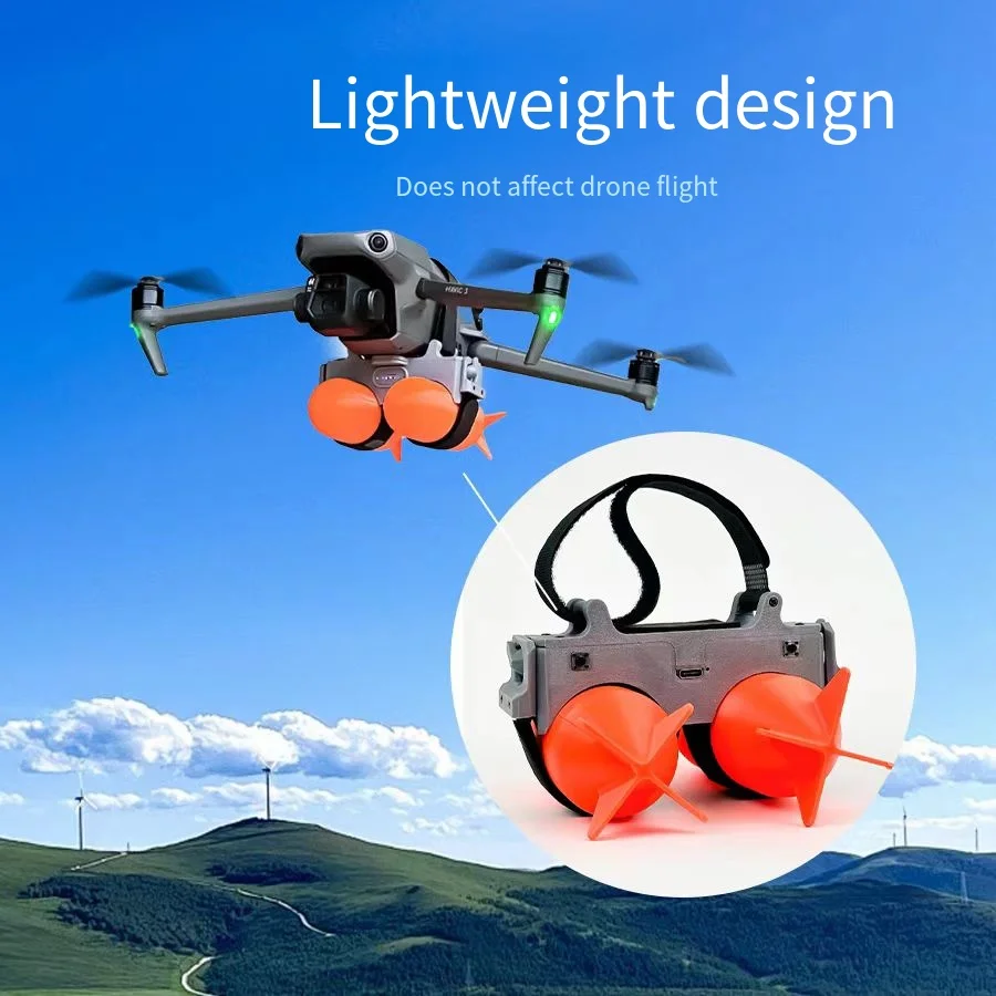 Light Induction Remote Control Distance Unlimited Rescue Delivery Universal Drone Airdrop for Air 2S/Air 2/Mavic 3 /Autel
