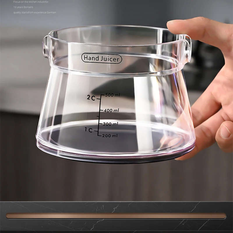 عصارة حمضيات يدوية مع مستخلص عصير دوار كرنك ماكس لقطع الجريب فروت ذات سعة كبيرة مع مقياس #3