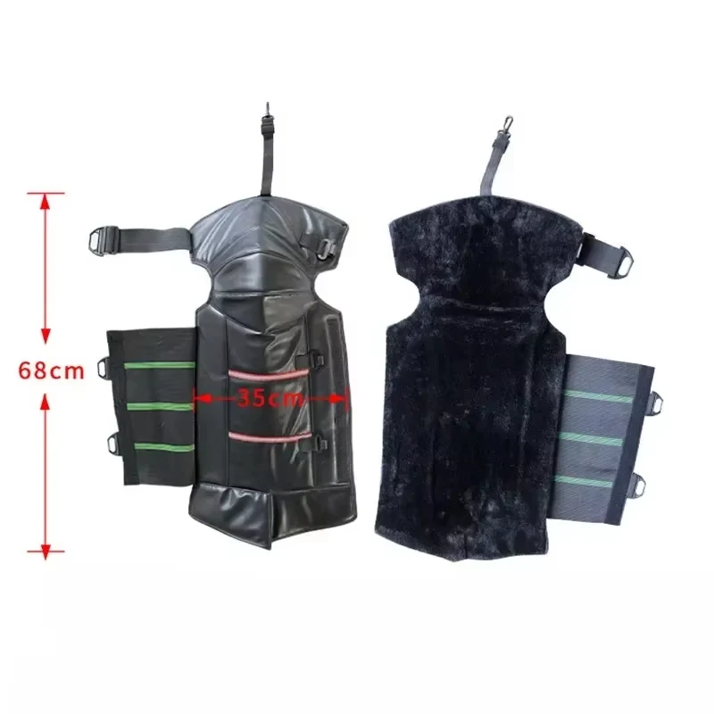 Motorcycle Warm Kneepad Legs Motorbike Riding Windproof Winter PU Leather Waterproof Scooter Protective Protective Knee Pads image 5