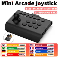 Joystick Arcade sem fio para jogos, Joystick para PC, Android, iOS, Switch, PS3, PS4, vara de luta, Street Fighter, Mame