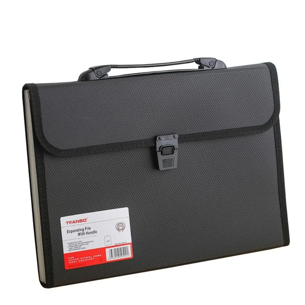 13 Pocket Business Accordion Briefcases Hand Held Paper Folder Storage Wallet Document Organiser Document Bag