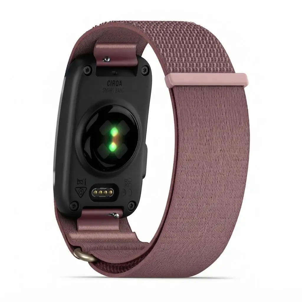 Nylon band voor Garmin CIRQA Smart Band sport fitness tracker, verstelbare lus, geweven banden, polsband voor mannen & vrouwen