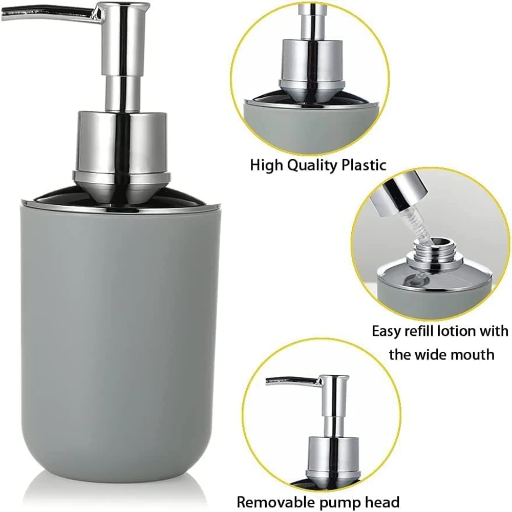 Set di accessori da bagno Set di accessori da bagno da 6 pezzi con pattumiera per accessori da bagno, decorazioni e regali per la casa