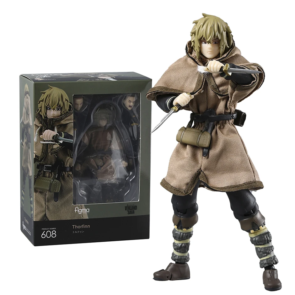 Figma Thorfinn 608 Vinland Saga Figura de acción pintada de juguete