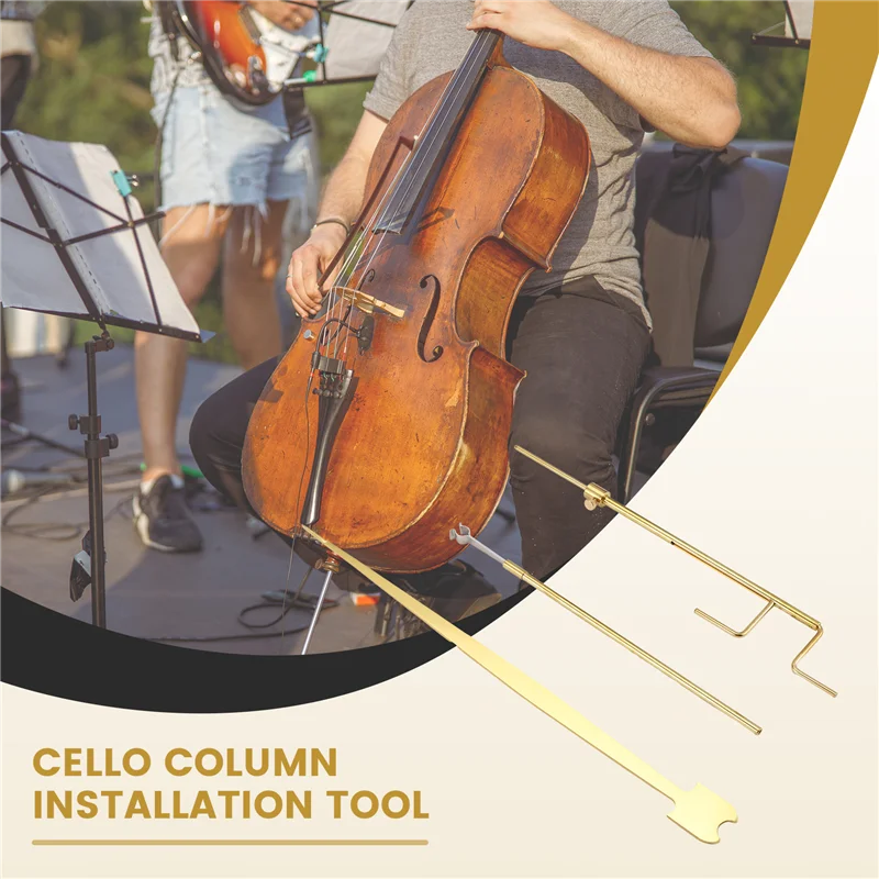 

YHOLI-Cello Luthier Набор инструментов для виолончели Набор звуковых постов Инструмент для установки звуковых постов Инструменты для ремонта виолончели
