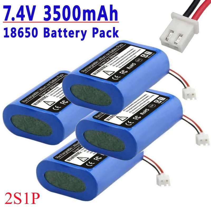 100% New. Rechargeable Lithium Battery Amplifier, 7.4 V, 3500 MAH,  Power Supply  Toy Accessories, Reinforced Concrete, 2s1p,