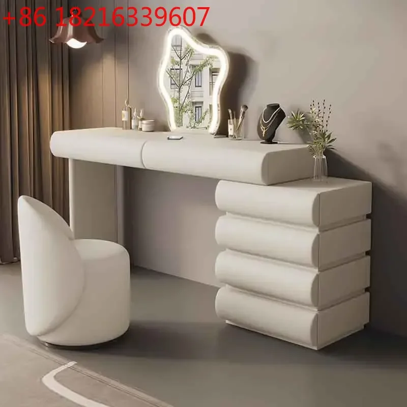 

Тумба-органайзер TAO с выдвижными ящиками для девочек, современный скандинавский туалетный столик для макияжа, угловой туалетный столик для гостиной, мебель для спальни