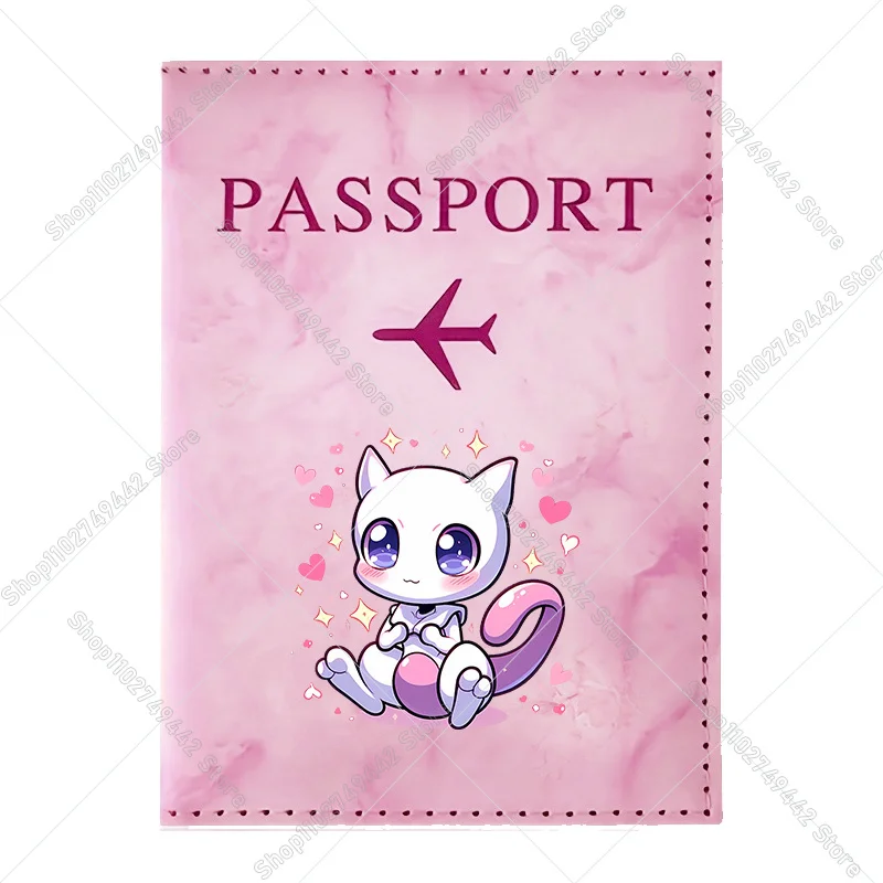 Anime-Figur Reisepasshülle für Damen und Herren Schützende Kartenhalterung Zertifikat-Organizer Cartoon Reisepass-Etui Geschenk – Detail 12