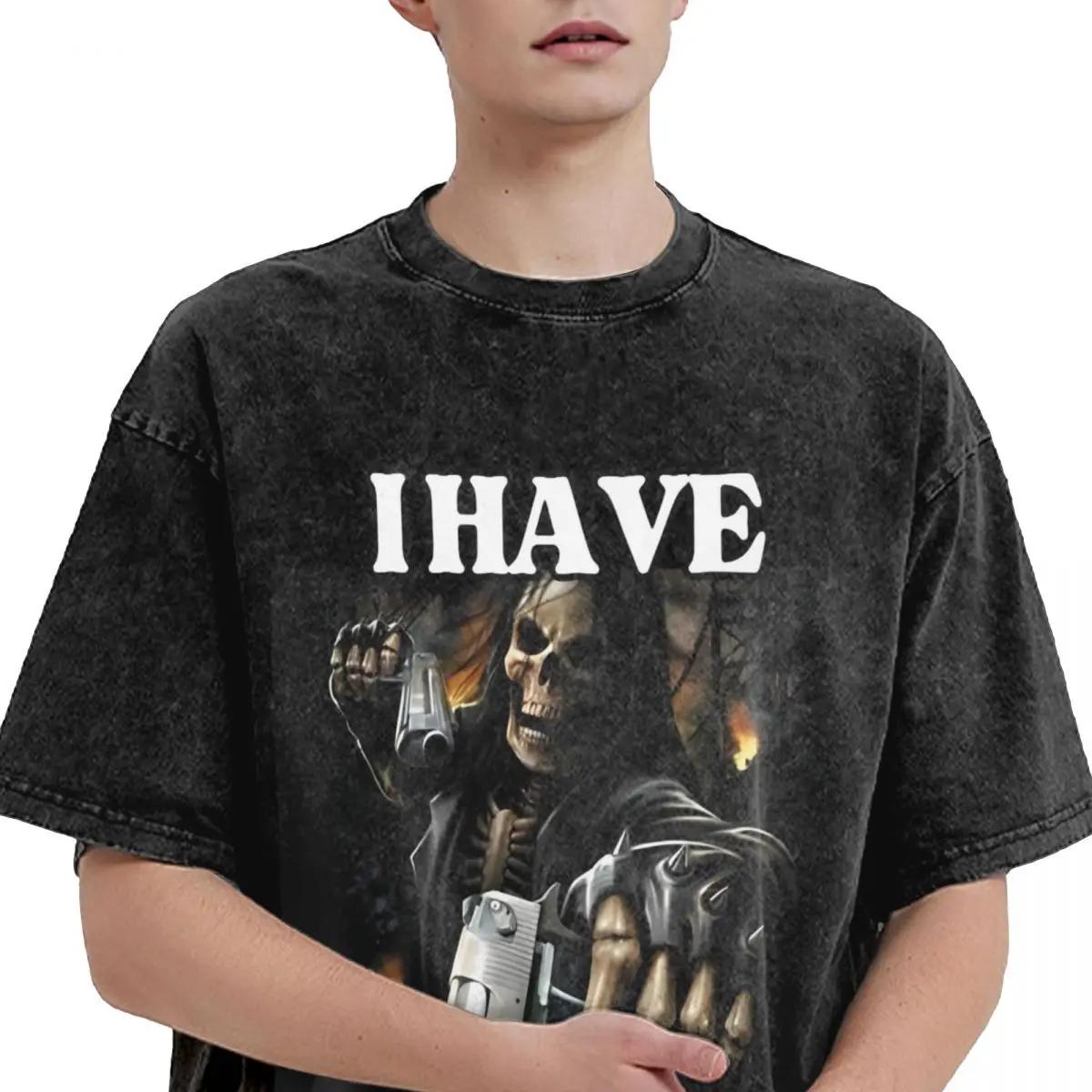 I Have Homosexual Tendencies Fun Edgy Hard Skeleton Meme T Shirt Simple T Shirts Streetwear Tshirt Casual O Neck Oversize Tees