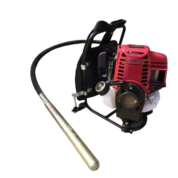 Backpack concrete vibrator, plug-in high-frequency vibrator