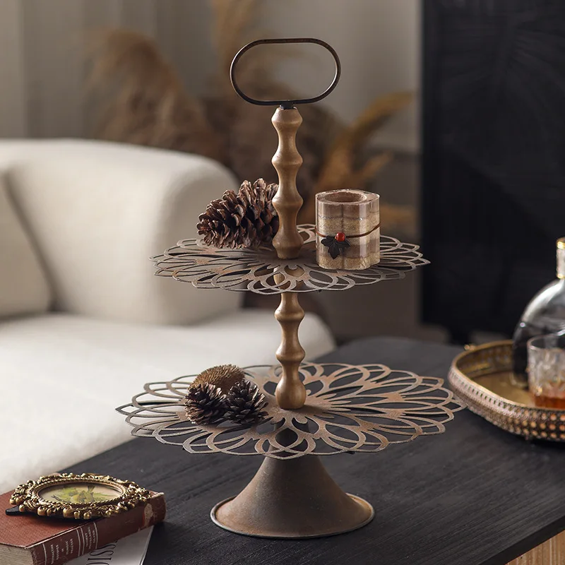 American iron and wood combined with desktop pallets, shopping malls and jewelry stores display desktop shelves, antique iron ho