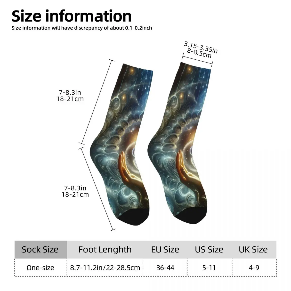 New Life Sock Printed Man Polyester