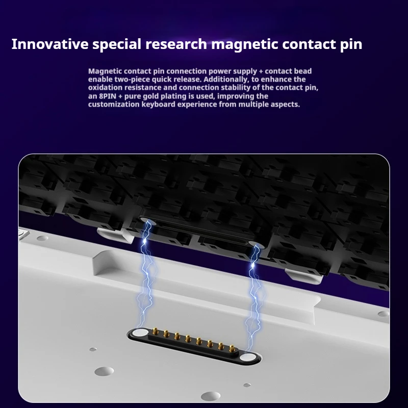 2025 WEIKAV UNT-65 Series 3 Mode Aluminum Tuo Tuo Mechanical Keyboard Kit 6000mah Long Battery Life Boys Game Essential Keyboard