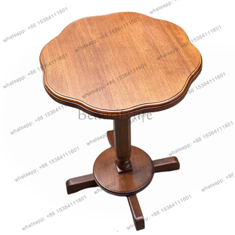 

Журнальный столик Begonia из цельного дерева в стиле ретро, журнальный столик в ресторане с кроватью и завтраком