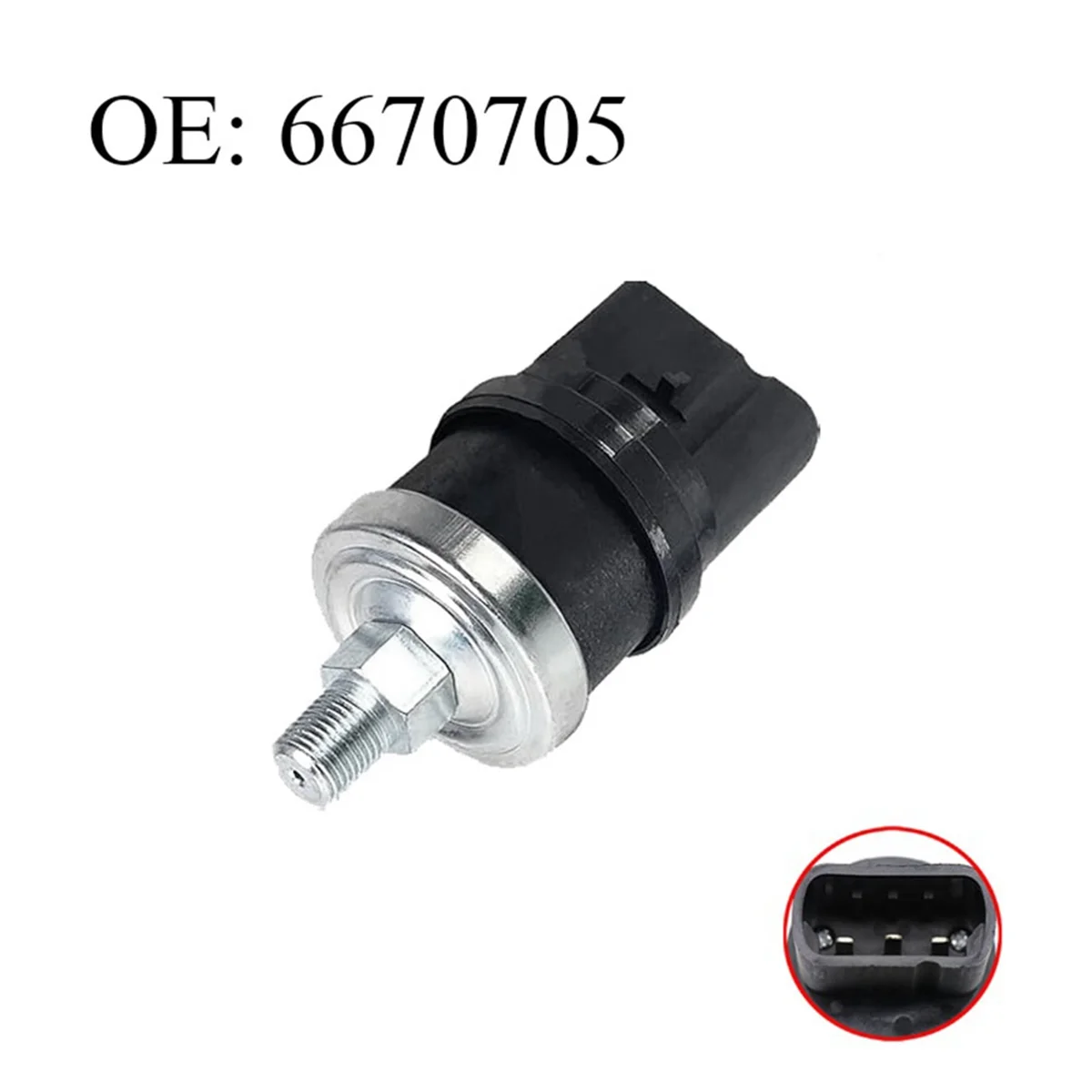 6670705 Hydraulic Oil Pressure Switch Sensor Fits for Bobcat Skid Steer Loader 453 463 553 653 751 753 763 773