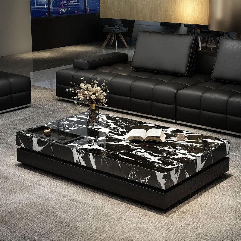 

-+Simple Unique Coffee Table Display Hardcover Glam Luxury Coffee Table Italian Clear Wohnzimmer Tisch Furniture Accessories
