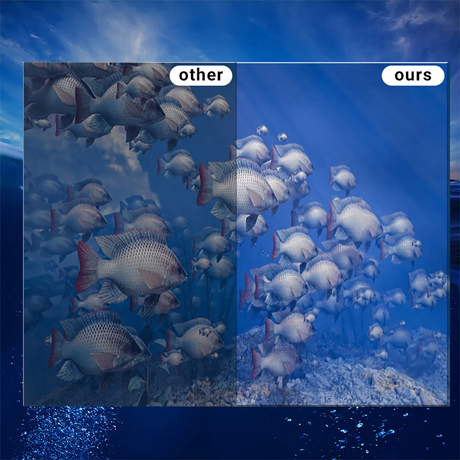 Câmera de pesca subaquática 1080P HD Câmera de pesca LCD de 4,3 polegadas com bateria de 5000mAh Ferramentas de pesca portáteis com visão noturna