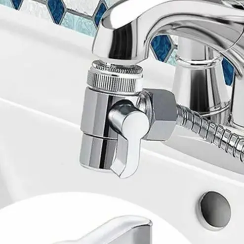 

3 Way Diverter Valve Water Tap Connector Toilet Bidet Shower Bath Accessories Kitchen Faucet Adapter Sink Splitter Tap Connector