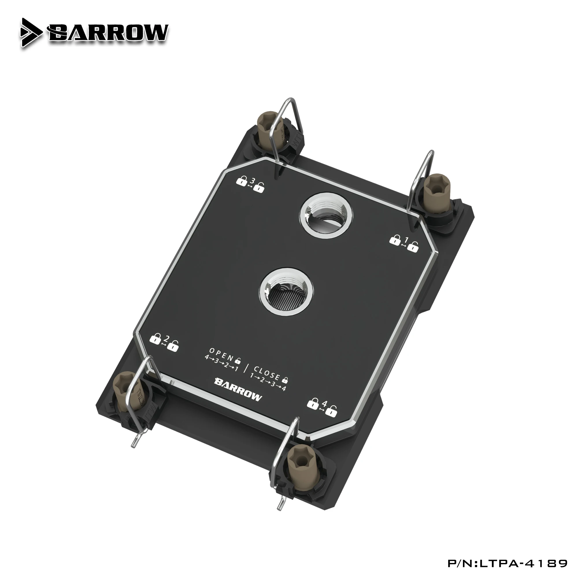 BARROW CPU Water Block For Intel LGA4189 Server Processor Water Cooler G1/4