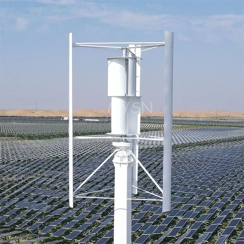 5KW 30KW مولد تربيني الرياح ذو المحور الرأسي 24 فولت 48 فولت 96 فولت الطاقة الحرة المولدات المغناطيسية مع نظام خارج الشبكة للاستخدام المنزلي