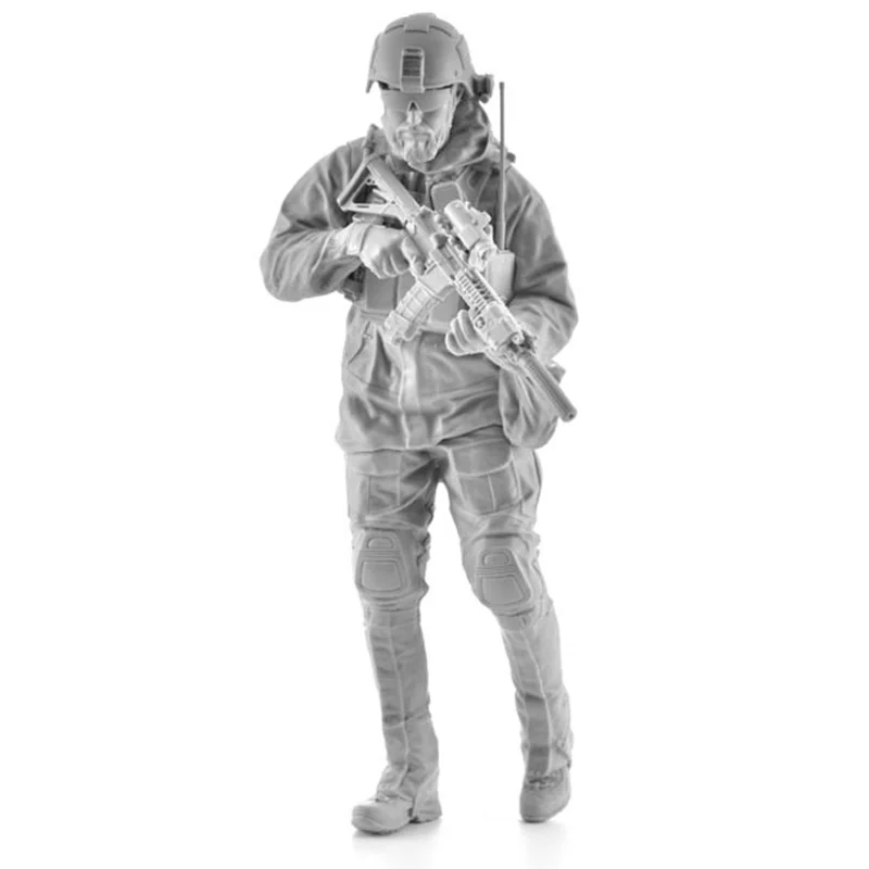 

1/16 Resin Micro Miniature Figure Us Marine Corps Soldiers GK 3D Printed White Model Toy Unassembled And Unpainted Kit