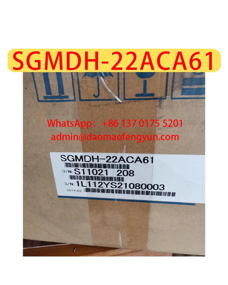 

SGMDH-22ACA61 Совершенно новый серводвигатель SGMDH 22ACA61, Быстрая доставка