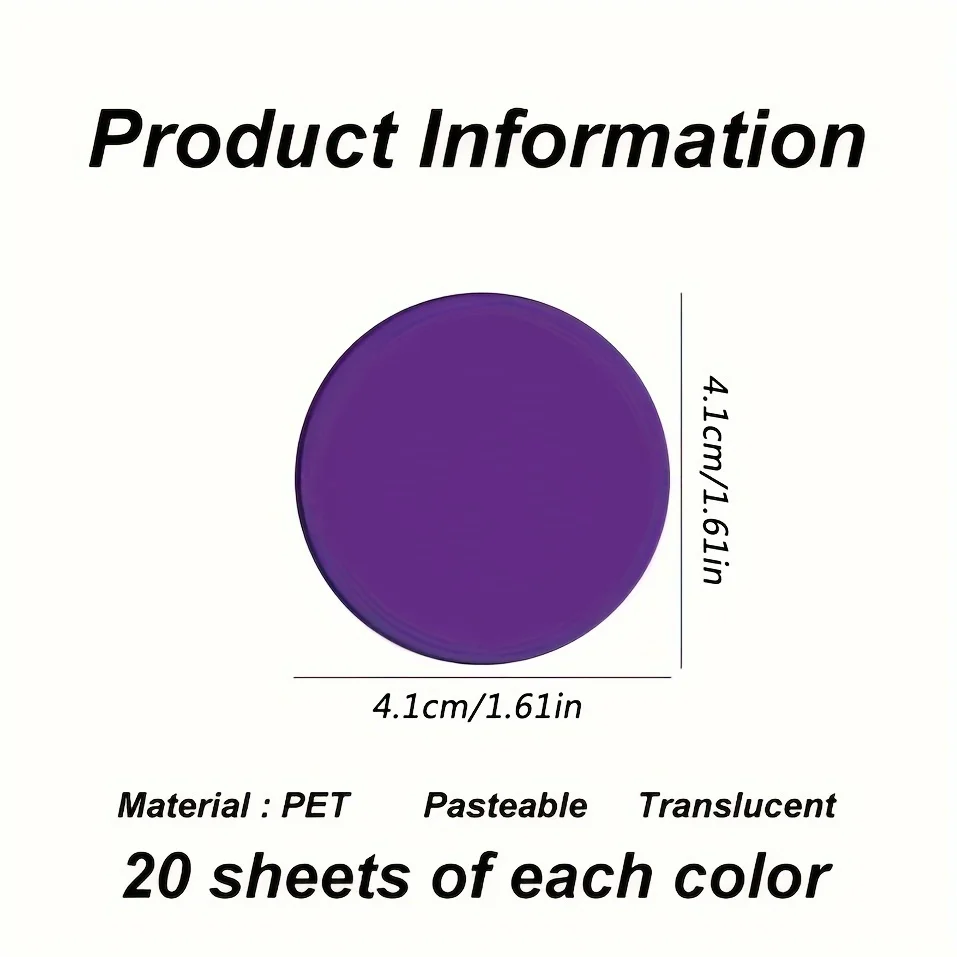 160 Sheets Pack Transparent Sticky Notes Cute round Clear Waterproof Page Flags Stickers Translucent Book Markers Sticky Tabs