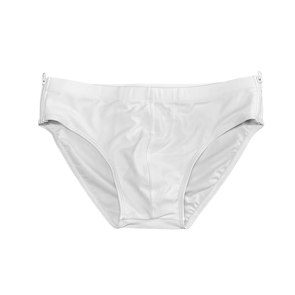 

2025 Мужской купальник с треугольными чашками, двусторонний купальник на молнии, однотонный купальник с низкой талией и открытым боком, 10128zb