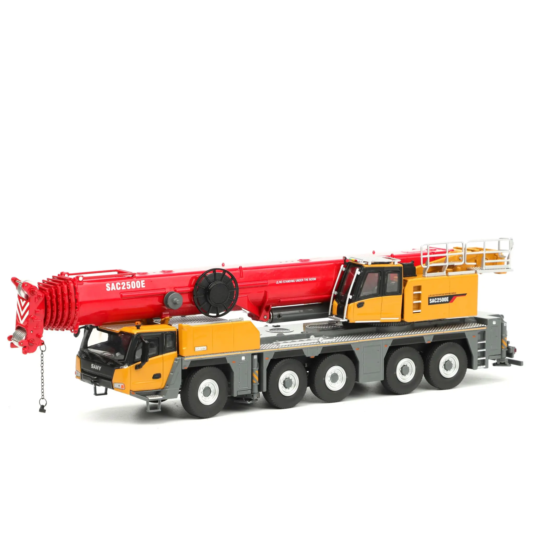 Diecast Model Gift 1:50 Scale SANY SAC2500E Automobile Crane Engineering Machinery Truck Vehicles Alloy Model for Collection
