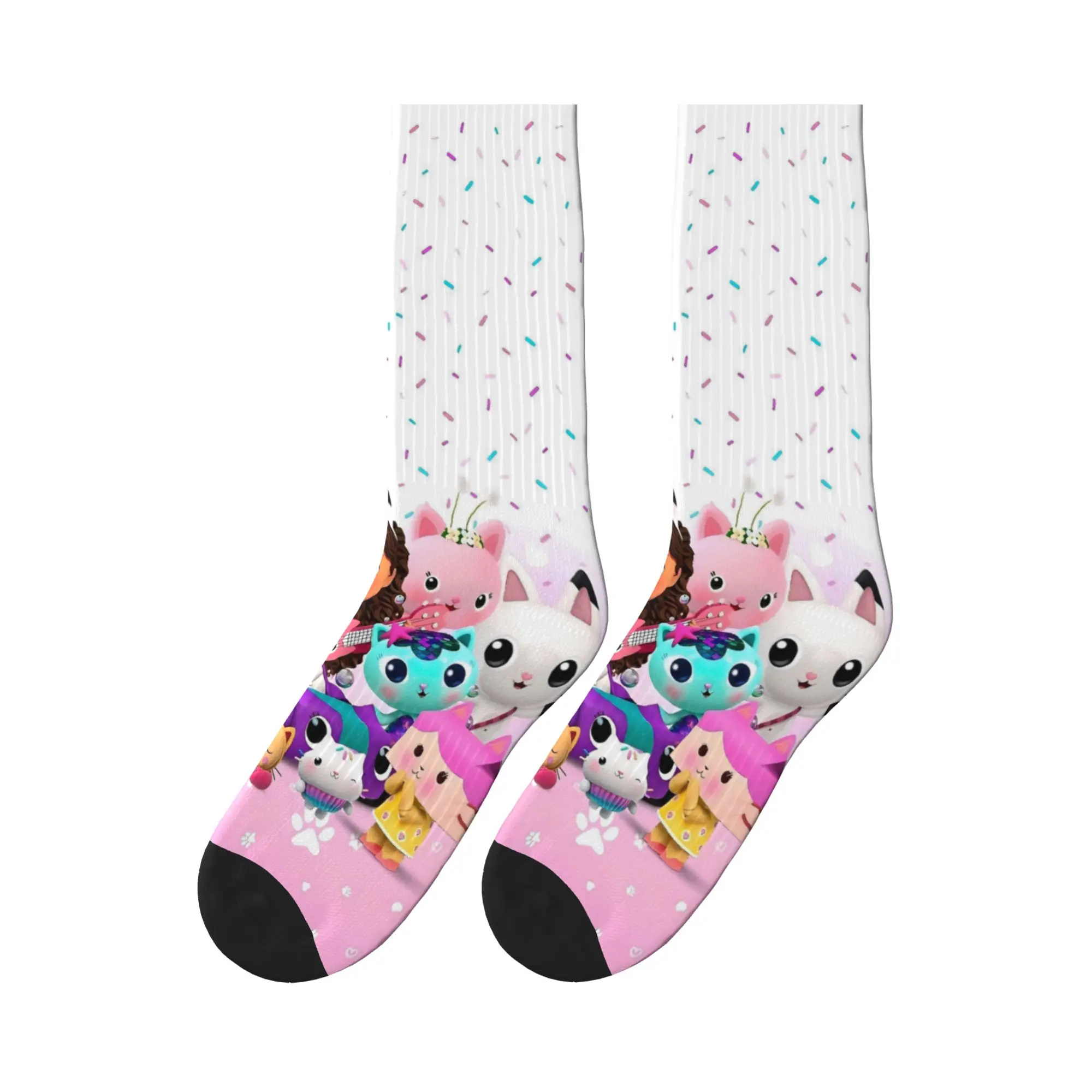 

G-gabbys Dollhouse Friends Socks Gothic Stockings Autumn Non-Slip Couple Socks Comfortable Design Outdoor Sports Socks