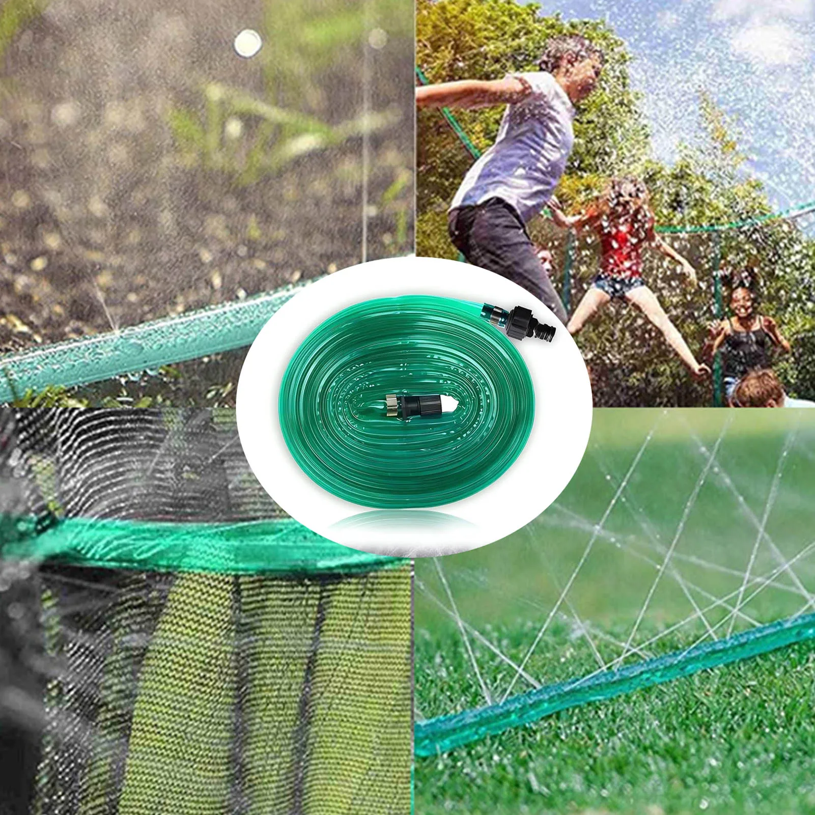 Tubo flessibile Sprinkler piatto in PVC tubo flessibile per irrigatore per giardino perfetto per fiori da giardino letti arbusti vegetali alberi e