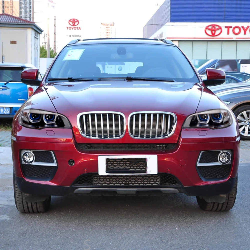 

Для BMW X6 E71 28i 35i 40i 50i 2008-2013 автоматические фары в сборе, обновленный светодиодный эффект запуска, линза проектора, аксессуары для инструментов