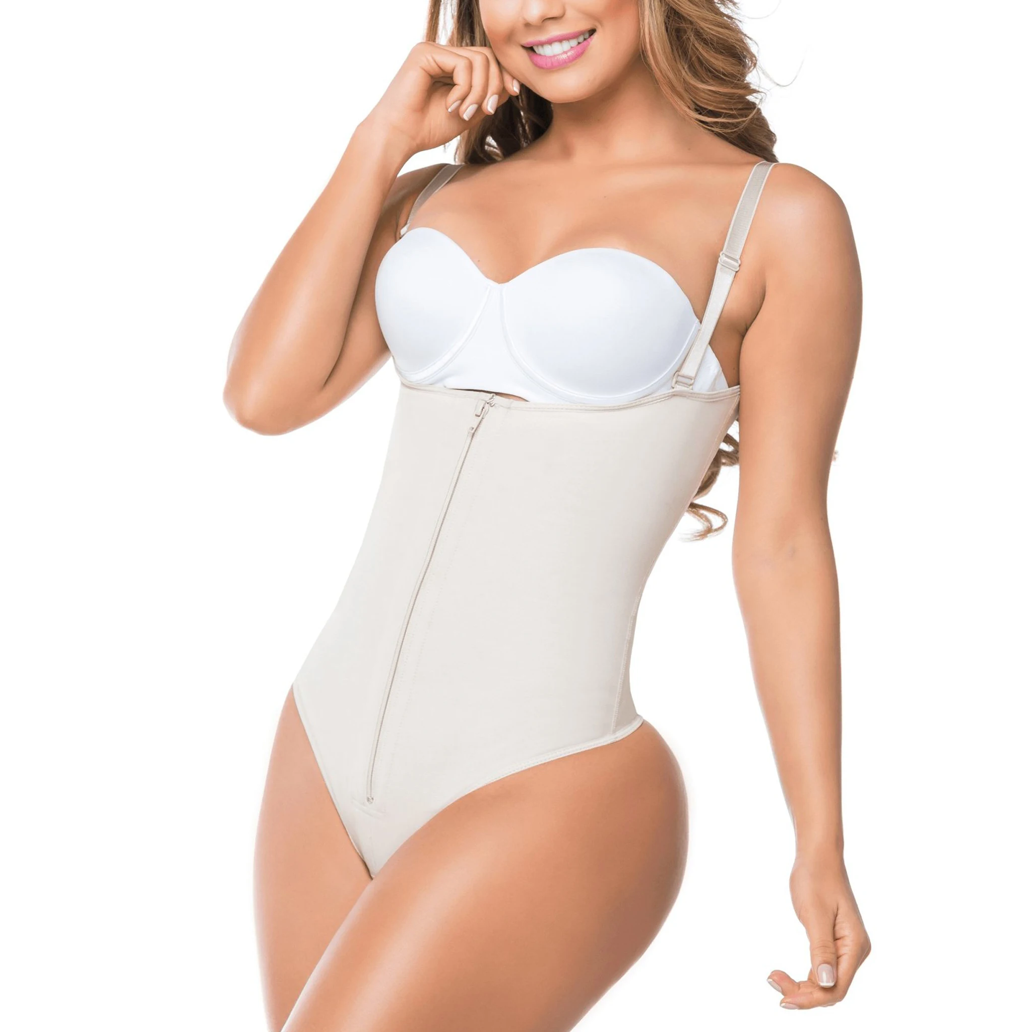 

Triangle one-piece sling zipper Shapewear