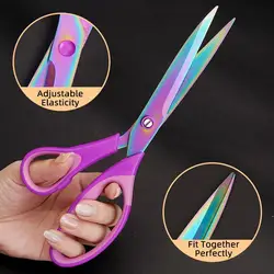 Stainless Steel Scissors Student Stationery Scissor Household Multi Functional Office Tailor Scissors Hand Cutting New