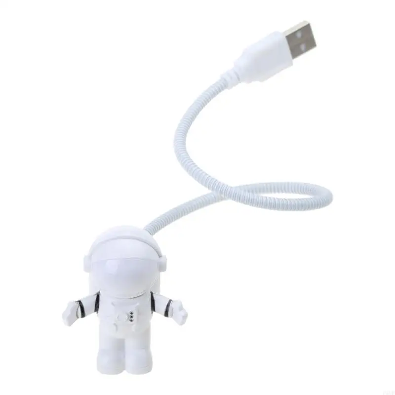 

F68F USB LED Light Flexible Reading Lamp Astronaut Reading Lamp Portable Plug-in Mini Lamp Soft Light Night Lamp for Laptop