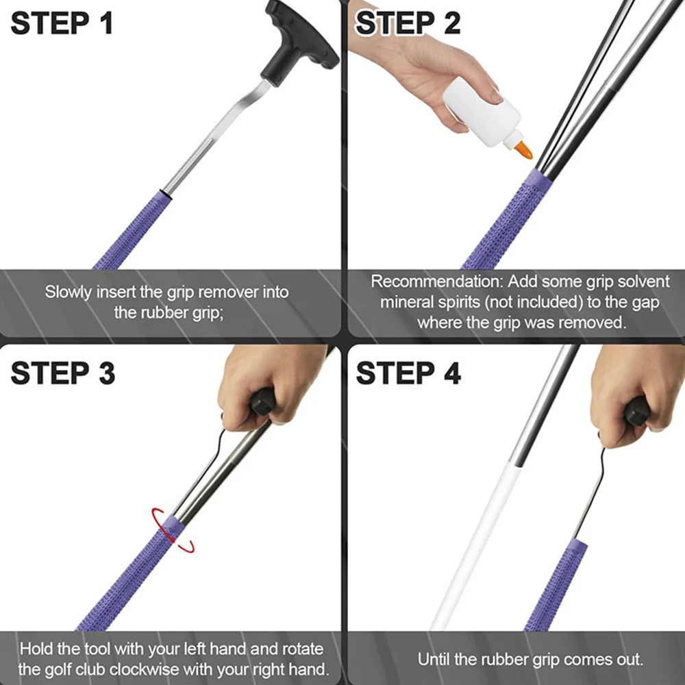 

1 шт. инструмент для удаления длинной ручки для гольфа, многоразовый инструмент для удаления ручки для гольф-клуба, V-образный съемник ручки, углеродистая сталь + пластик 37 х 8,5 см