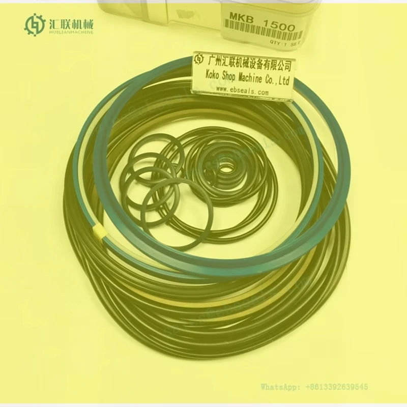 

Konan Hydraulic Breaker MKB 1500 Seal Kit for MKB-1500V MKB1500V Hammer Oil Sealing Seals Repair Parts