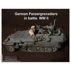 1/35 Resin Figure Model kits  5 figures Armored vehicles are not included   Unassambled Unpainted 1179