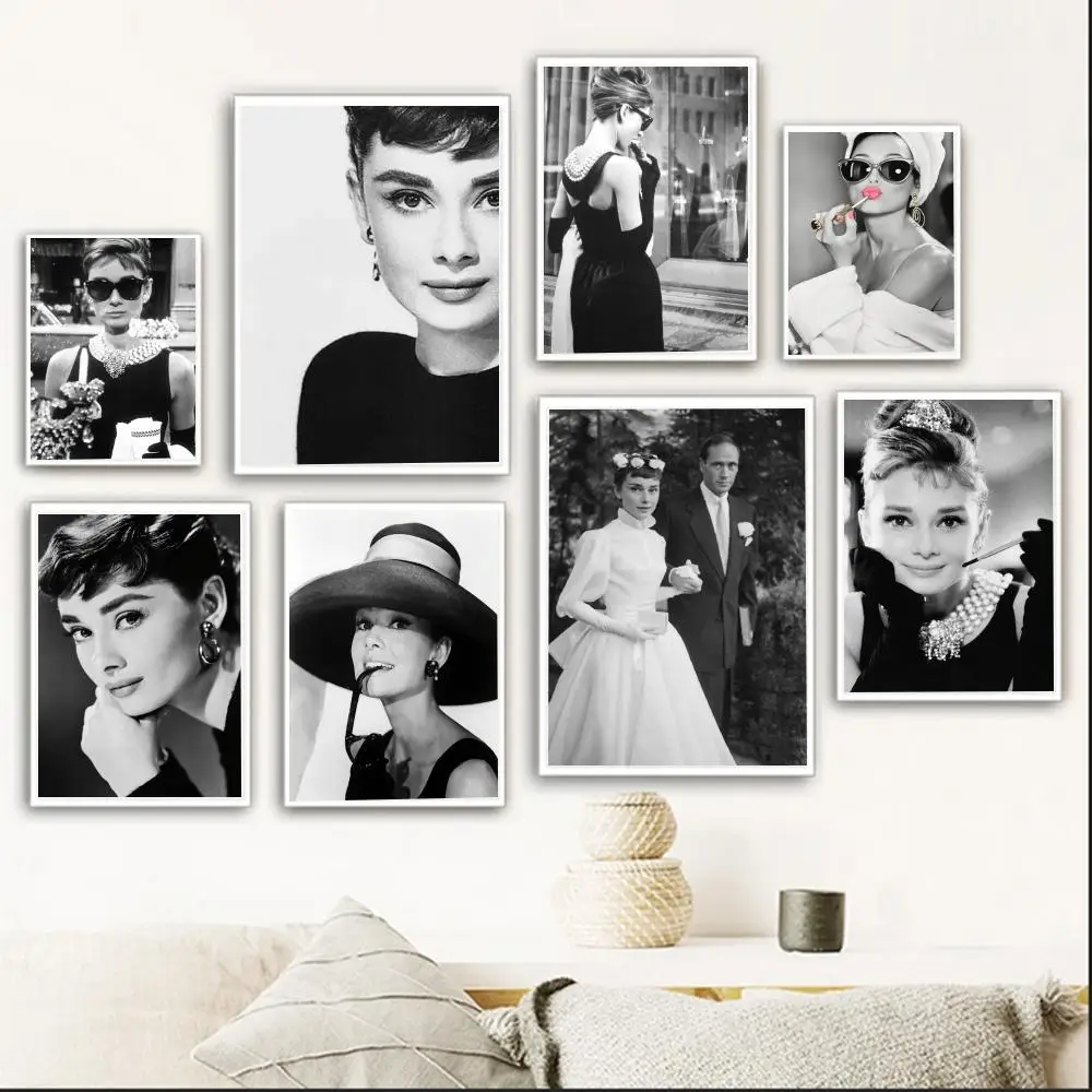 Audrey Hepburn Poster poster retro art living room decoration