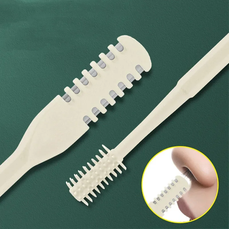 Double Headed Nose Hair Clipper Manual Rotating Shaving Shaving and Trimming Machine Cleaning Nose Hair Clipper